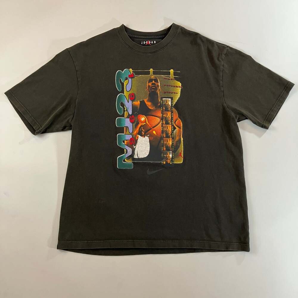 Nike Air Jordan MJ23 1996 Most Valuable Player Graphic T-Shirt Black XL